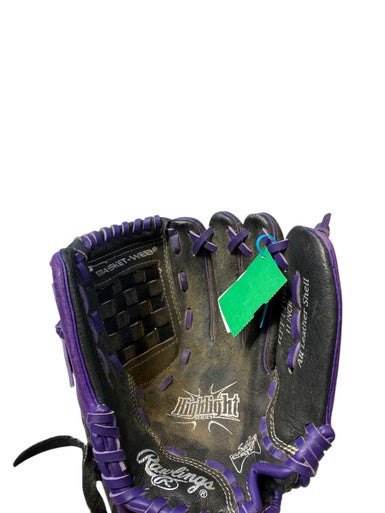 Used Rawlings HFP110BP BB/SB Glove RH Throw Black 11" 11706-S000366595