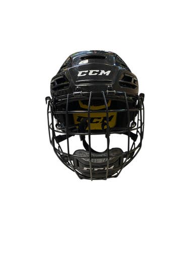 Used CCM TACKS 210 Helmet Cage Combo Black SM 11706-S000366542