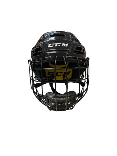 Used CCM TACKS 210 Helmet Cage Combo Black SM 11706-S000366542