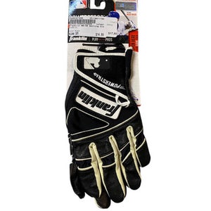 Used Franklin BB/SB Batting Gloves Black SM 11706-S000367088