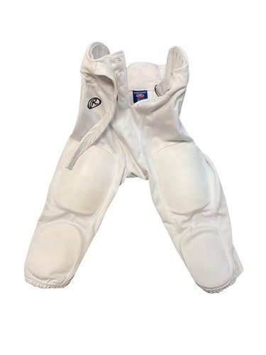 Used Rawlings Youth FB Integrated Pants White 2X 11706-S000367070
