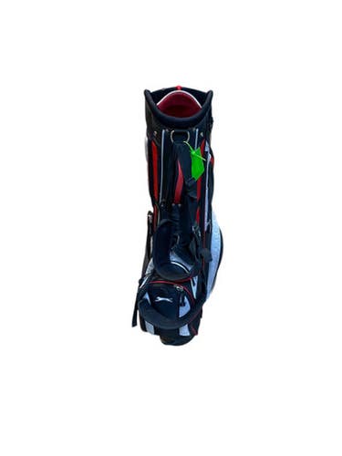 Used Slazenger BLACK AND RED GOLF STAND BAG Mens Stand Bag Black 11706-S000367030