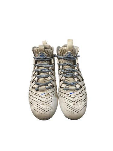 Used Nike HUARACHE LAX Cleats Boys White Junior 04 11706-S000366986