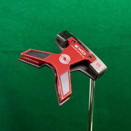 Odyssey EXO Indianapolis S 35" Slant-Neck Mallet Putter Golf Club W/ HC