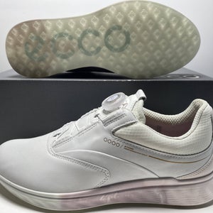 ECCO S-Three Golf Shoes White Women's SZ 7-7.5 (102973 60621)