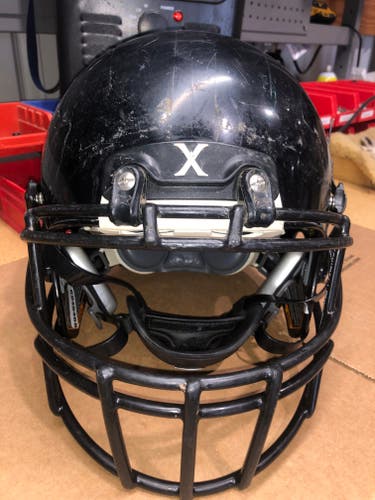 USED XENITH X2E+ YOUTH FOOTBALL HELMET - LARGE - BLACK