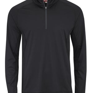 NEW CCM 1/2 Zip Premium Training Tee, Black, Sr. XXL