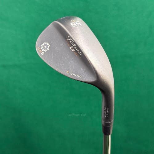 Titleist Vokey SM5 Black 58-11K 58 Lob Wedge Vokey Design Steel Wedge Flex