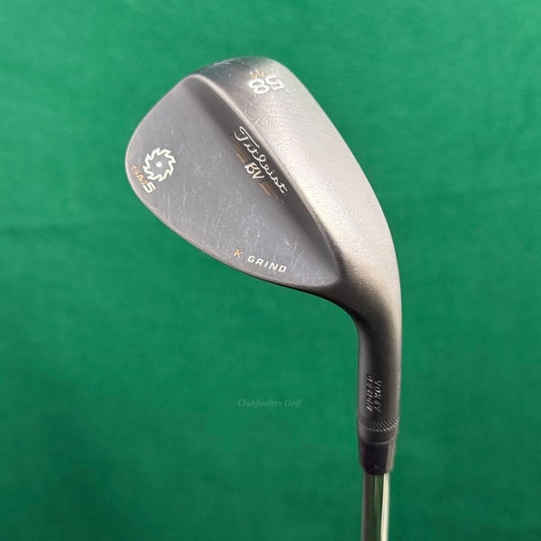 Titleist Vokey SM5 Black 58-11K 58 Lob Wedge Vokey Design Steel Wedge Flex