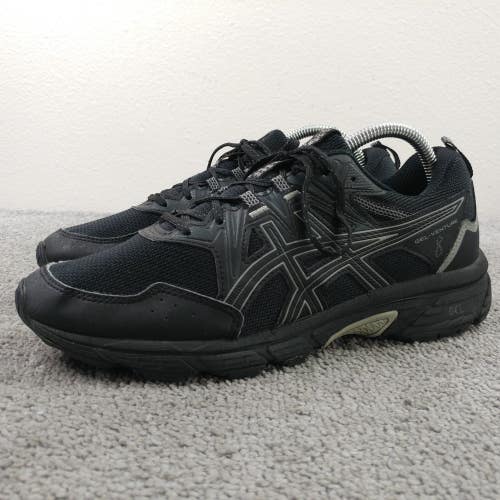 Asics Gel Venture 8 Mens Size 8 Running Shoes Black Sneakers 1011B396 Low Top