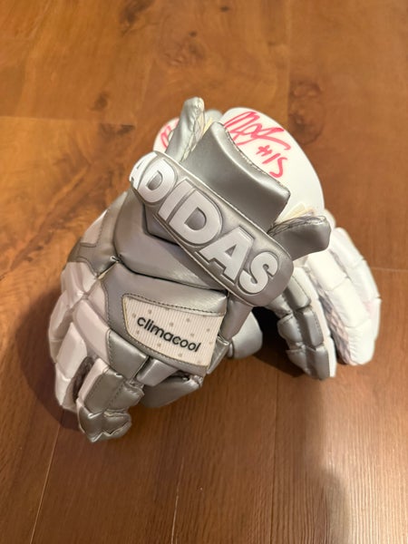 Myles Jones Signed/ Adidas Eqt Berserker Lacrosse Gloves 13" (New)