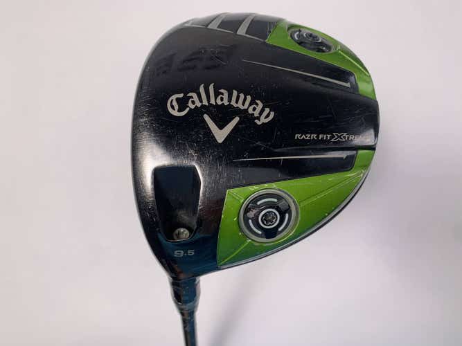 Callaway Razr Fit Xtreme Driver 9.5* Aldila Trinity 65g Regular Graphite Mens LH