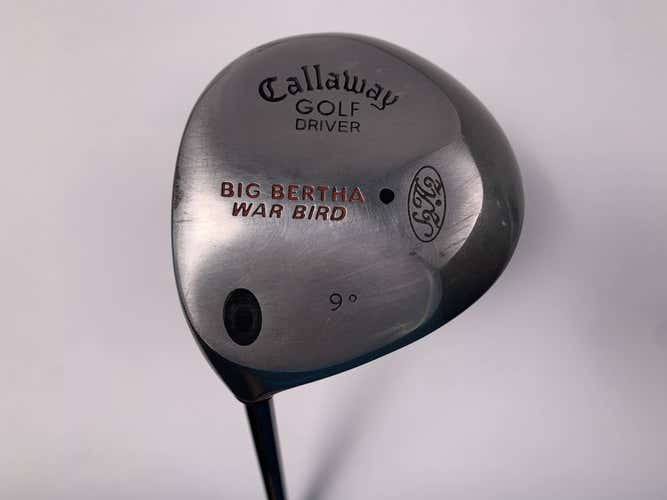 Callaway Big Bertha Warbird Driver 9* RCH 96 Firm Graphite Mens LH -1''