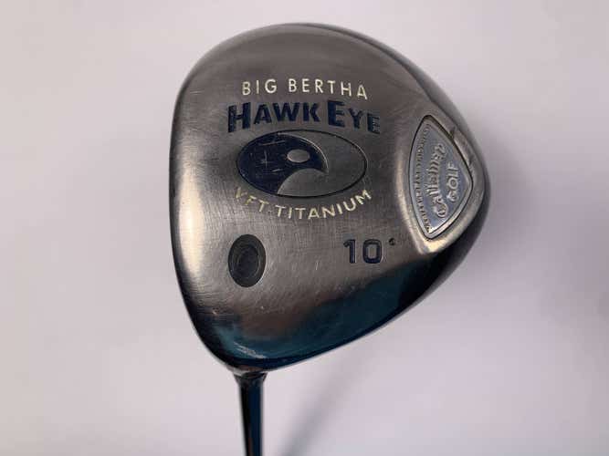 Callaway Hawkeye VFT Driver 10* Big Bertha System 60 Firm Graphite Mens LH