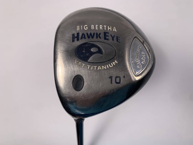 Callaway Hawkeye VFT Driver 10* Big Bertha System 60 Firm Graphite Mens LH