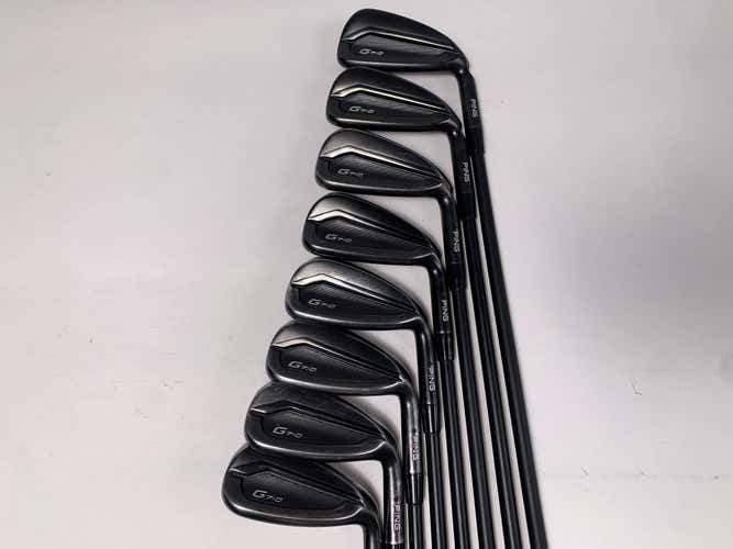 Ping G710 Iron Set 4-PW+GW Black Dot Alta CB AWT Soft Regular Senior RH