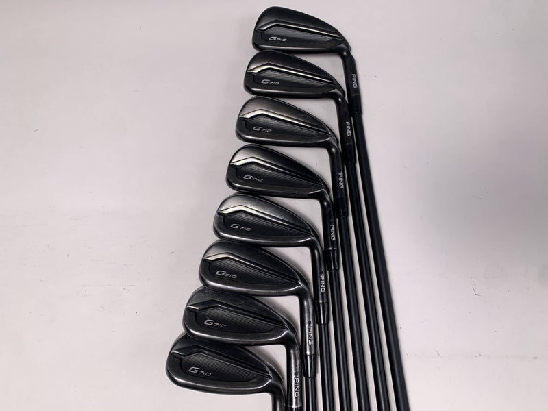 Ping G710 Iron Set 4-PW+GW Black Dot Alta CB AWT Soft Regular Senior RH