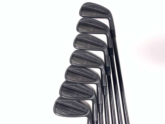 Cobra KING Tour Black 2025 Iron Set 4-PW KBS $-Taper 120 Stiff Steel Mens RH