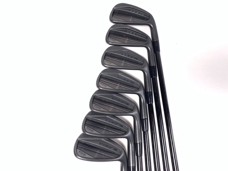 Cobra KING Tour Black 2025 Iron Set 4-PW KBS $-Taper 120 Stiff Steel Mens RH