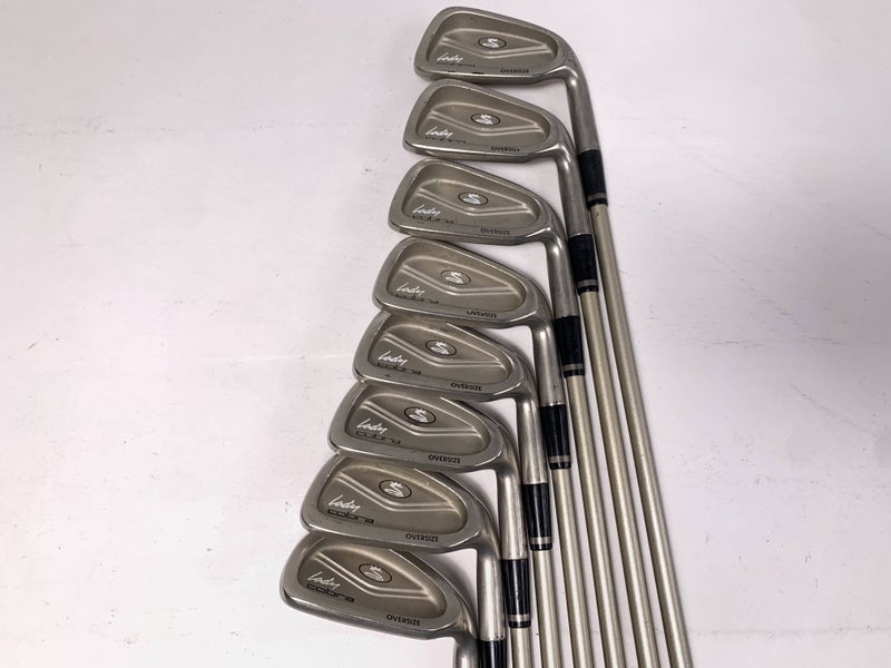 Cobra Lady Cobra Iron Set 4-PW+SW Ladies Graphite Womens RH Undersize Grips
