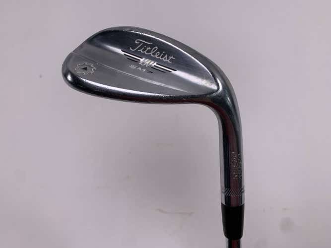 Titleist Vokey SM7 Tour Chrome Lob Wedge LW 58* 12 D-Grind Wedge Steel Mens RH