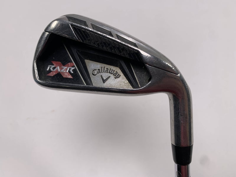 Callaway Razr X Single 6 Iron Uniflex Steel Mens RH Oversize Grip