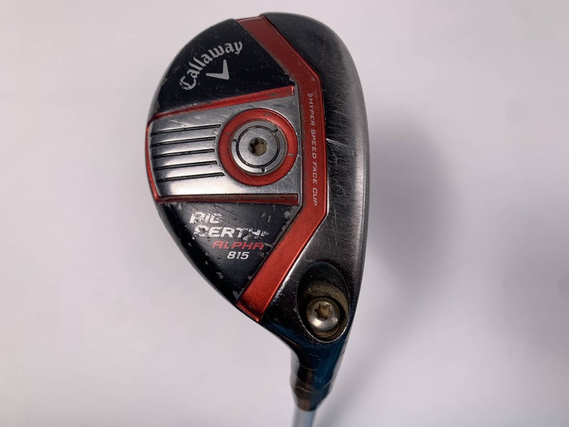 Callaway Big Bertha Alpha 815 3 Hybrid 20* Fujikura Speeder 865 Stiff RH