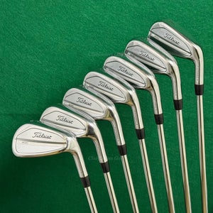 Titleist 2023 T200 Forged 4-PW Iron Set True Temper AMT Black S300 Steel Stiff
