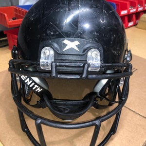 USED XENITH X2E+ YOUTH FOOTBALL HELMET - LARGE - BLACK