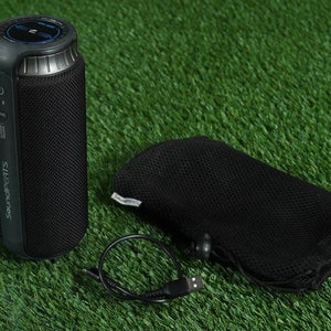 SOUNDPEATS P5 SPEAKER IPX4 WIRELESS 360 BLUETOOTH, BLACK + USB CORD & BAG!