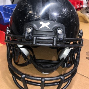 USED XENITH X2E+ YOUTH FOOTBALL HELMET - LARGE - BLACK
