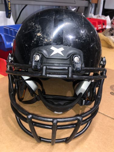 USED XENITH X2E+ YOUTH FOOTBALL HELMET - LARGE - BLACK