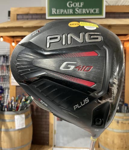 Ping G410 PLUS 9 Driver 45" TOUR 65 Stiff Flex Graphite Shaft RH USED