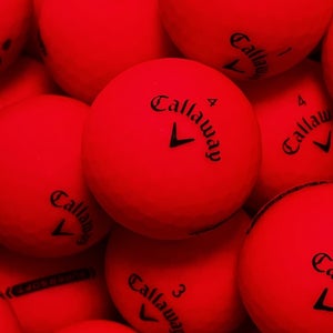 24 Premium AAA Red Callaway Supersoft Used Golf Balls