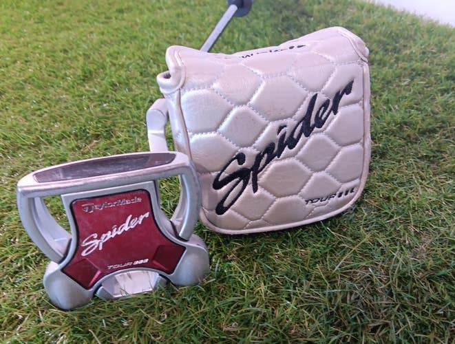 TaylorMade Spider Tour Putter RH Steel 33.5" 17" SuperStroke Grip W/cover