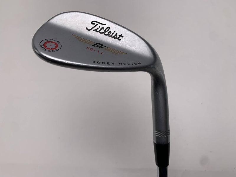Titleist Vokey Spin Milled CC Chrome Sand Wedge SW 56* 11 Bounce Wedge Mens RH
