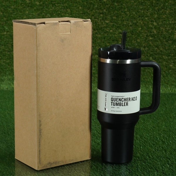STANLEY QUENCHER 2.0 TUMBLER INSULATED WATER BOTTLE, BLACK 1.2L 40OZ ~ NEW!