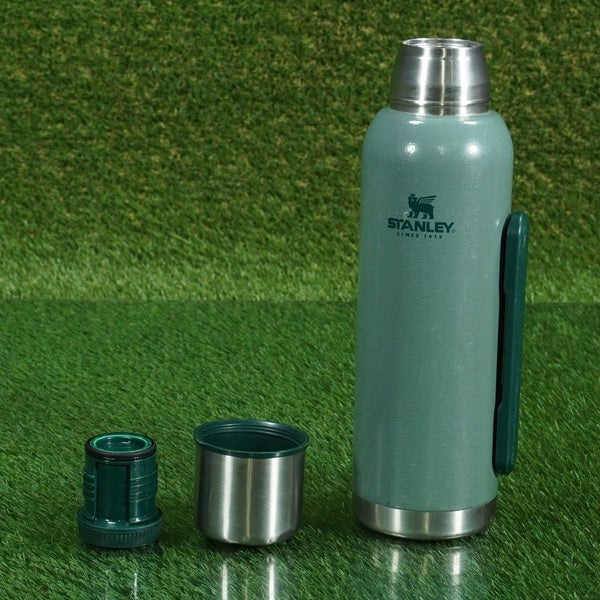 STANLEY ADVENTURE VACUUM BOTTLE THERMOS COFFEE TEA, GREEN 1.3L 44OZ
