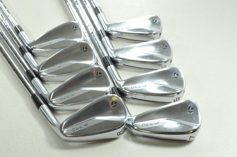 TaylorMade P770 2020 4-PW,AW Iron Set X-Stiff Right NS Pro Modus3 Steel # 205490