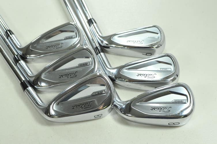 Titleist T350 2023 6-PW,48* Iron Set Regular Flex RH AMT Red R300 Steel # 205550