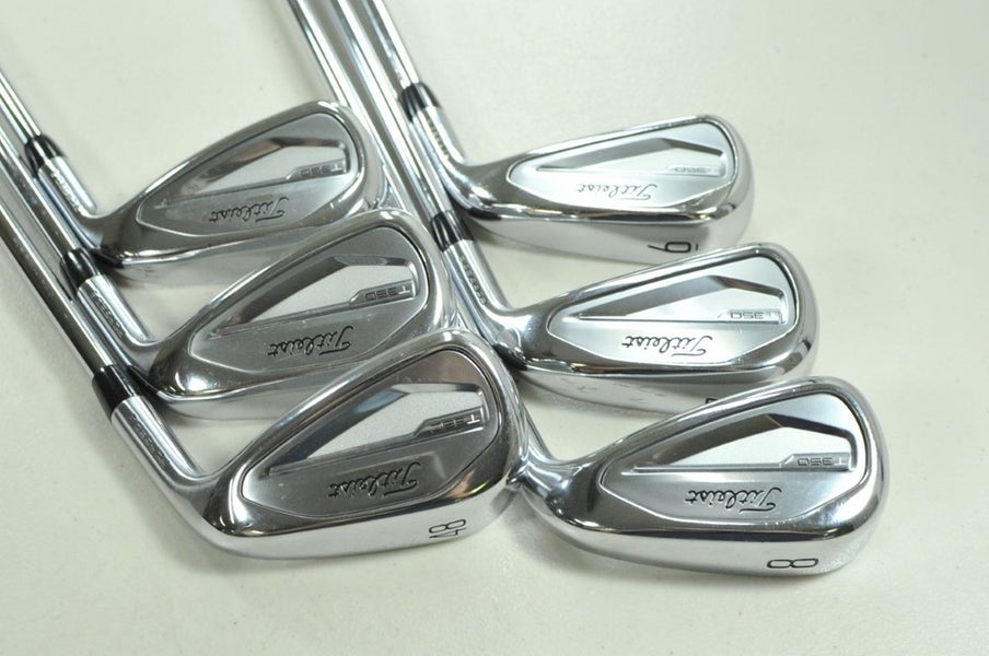 Titleist T350 2023 6-PW,48* Iron Set Regular Flex RH AMT Red R300 Steel # 205550