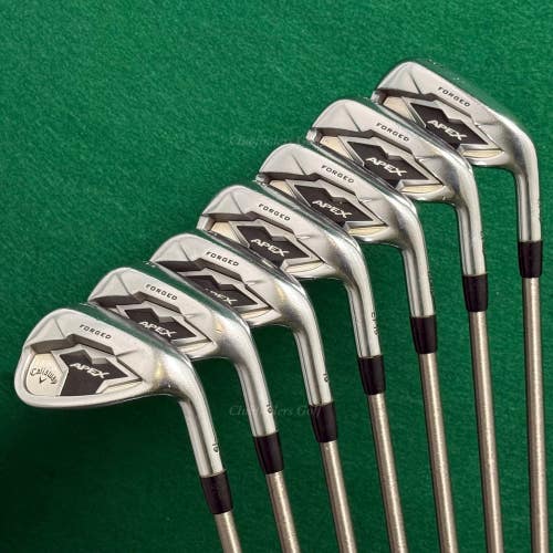 Callaway Apex Forged CF19/'19 5-AW Iron Set AeroTech SteelFiber i80 Regular