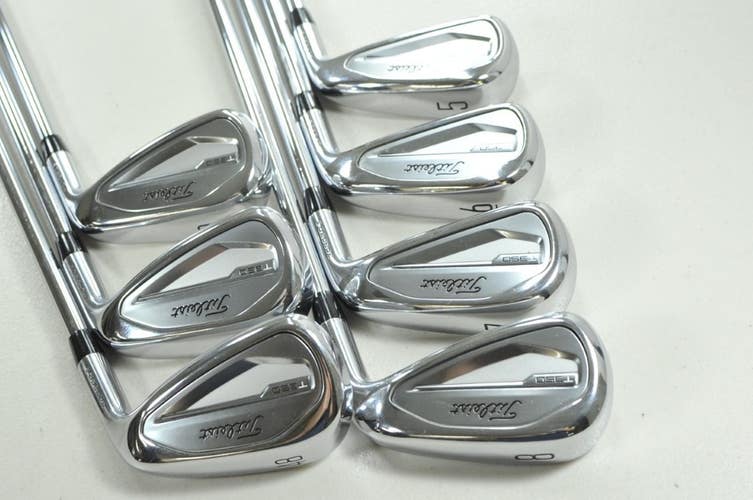 Titleist T350 2023 5-PW,48* Iron Set Regular Flex RH AMT Red R300 Steel # 205652