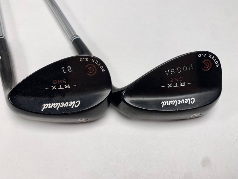 Cleveland 588 RTX 2.0 Black Satin Wedge Set 52* 10 | 56* 12 NS Pro 950GH Mens RH