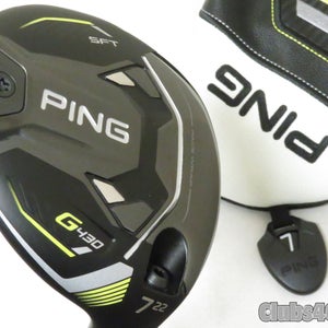 PING G430 SFT Fairway 22°  7 Wood Alta CB 65 Black Regular Flex +Cover  .. MINT