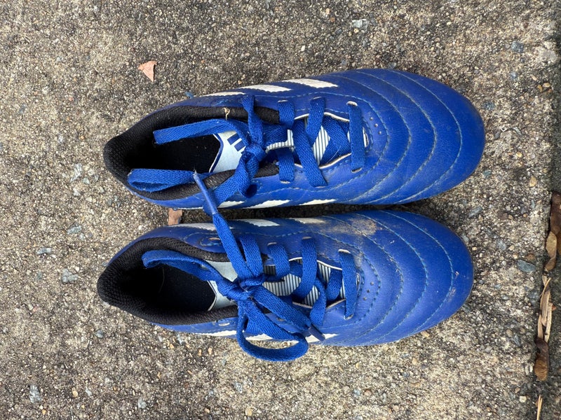 Blue Unisex 11K (Little Kids) Adidas Cleats (Used)