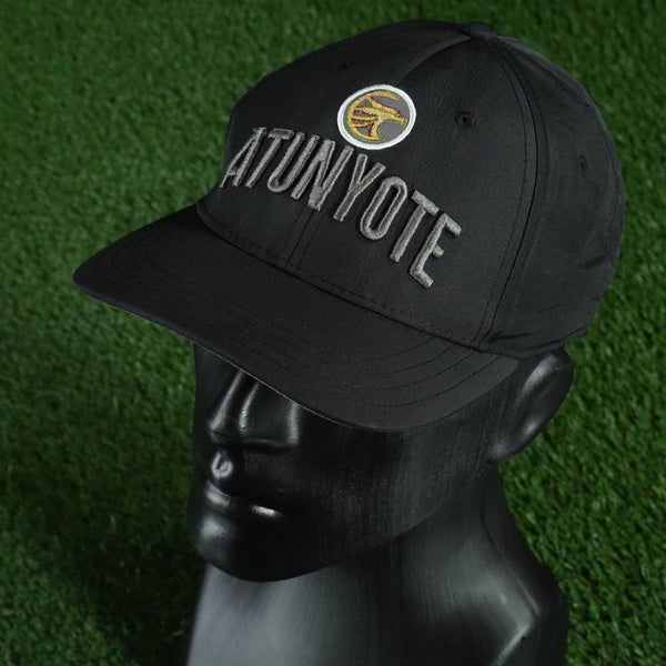 PUKKA GOLF HAT ATUNYOTE CAP SNAPBACK BLACK ADULT UNISEX, VGC