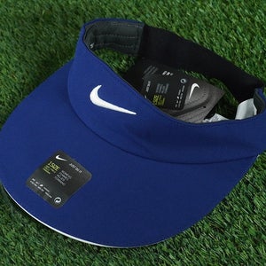 NIKE AEROBILL GOLF VISOR DRI FIT HAT BLUE VOID LADIES WOMEN'S, NWT ~ BQ4779-492