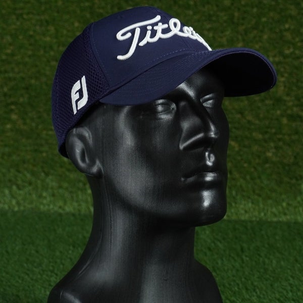 Casquette De Golf Titleist FootJoy Pro V1 - Bleu Bébé - Taille M/L - Maille Brodée - Occasion