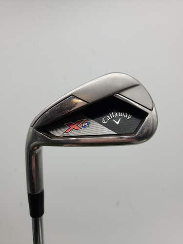LEFTY 2015 CALLAWAY XR 7 IRON STIFF Steel 37" GOOD